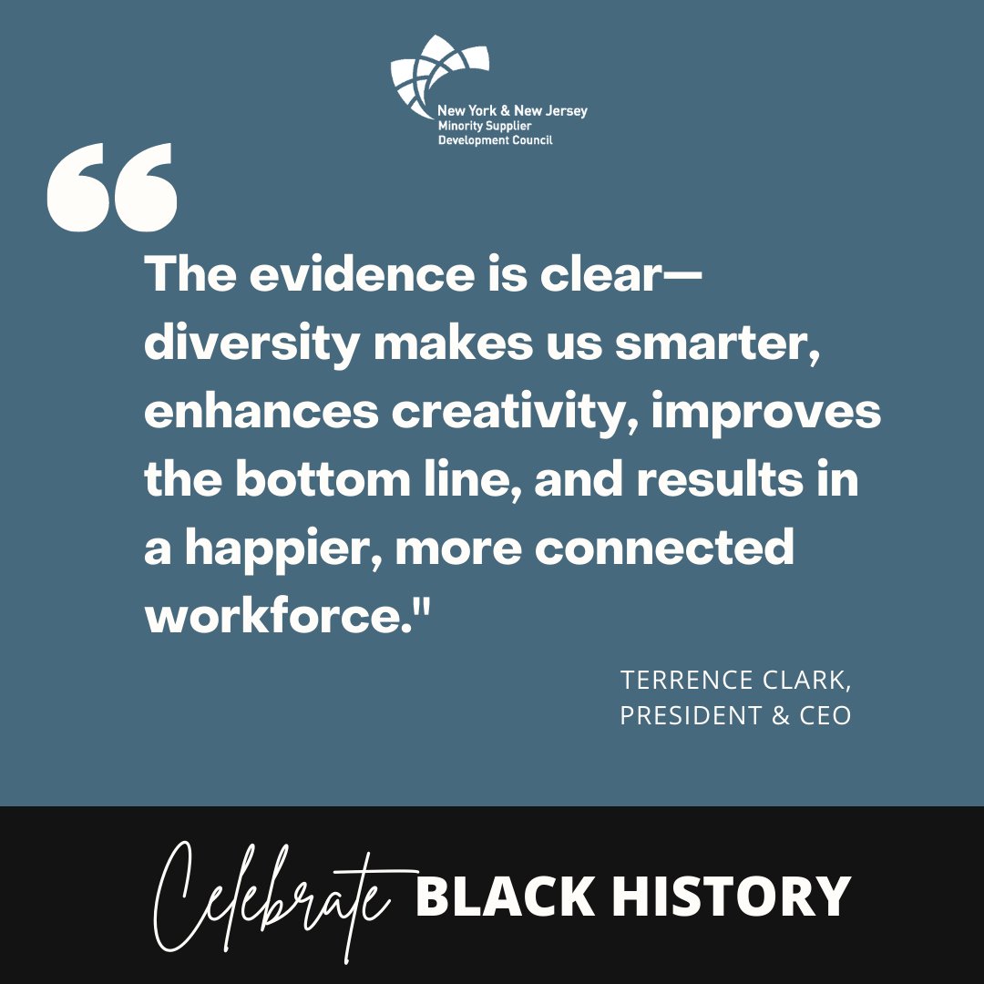 NYNJCouncil's tweet photo. This year, for #BlackHistoryMonth we're shining a spotlight on some inspiring #BlackOwnedBusiness leaders in and out of our #NYNJCouncil network. We can't wait to share them with you! https://t.co/zXehJwnvVi