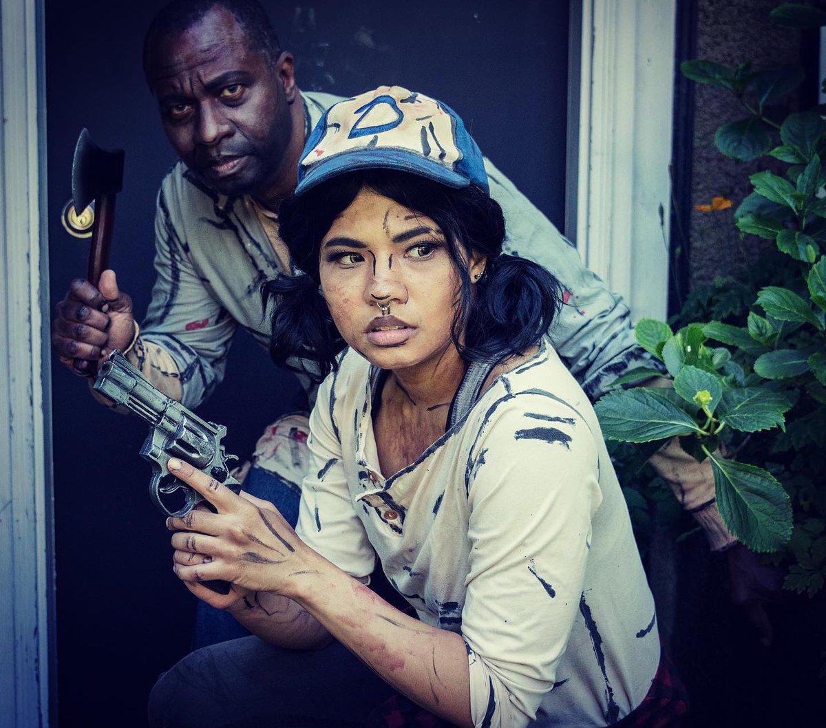 PlanetDeadBooks's tweet image. Who else is loving this dynamic duo cosplay 😍

@LexMayson &amp;amp; @Spiceman8 

#28DaysOfBlackCosplay #BlackHistoryMonth #twd #blackhorror #twdfamily