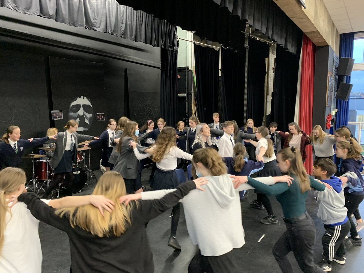 DramaatLC's tweet photo. IT’S A KIND OF MAGIC!
Students from every year group working hard to bring it all together 🤩😎💪!! 
https://t.co/noUbKyGik6 https://t.co/umCDyOtkOY
