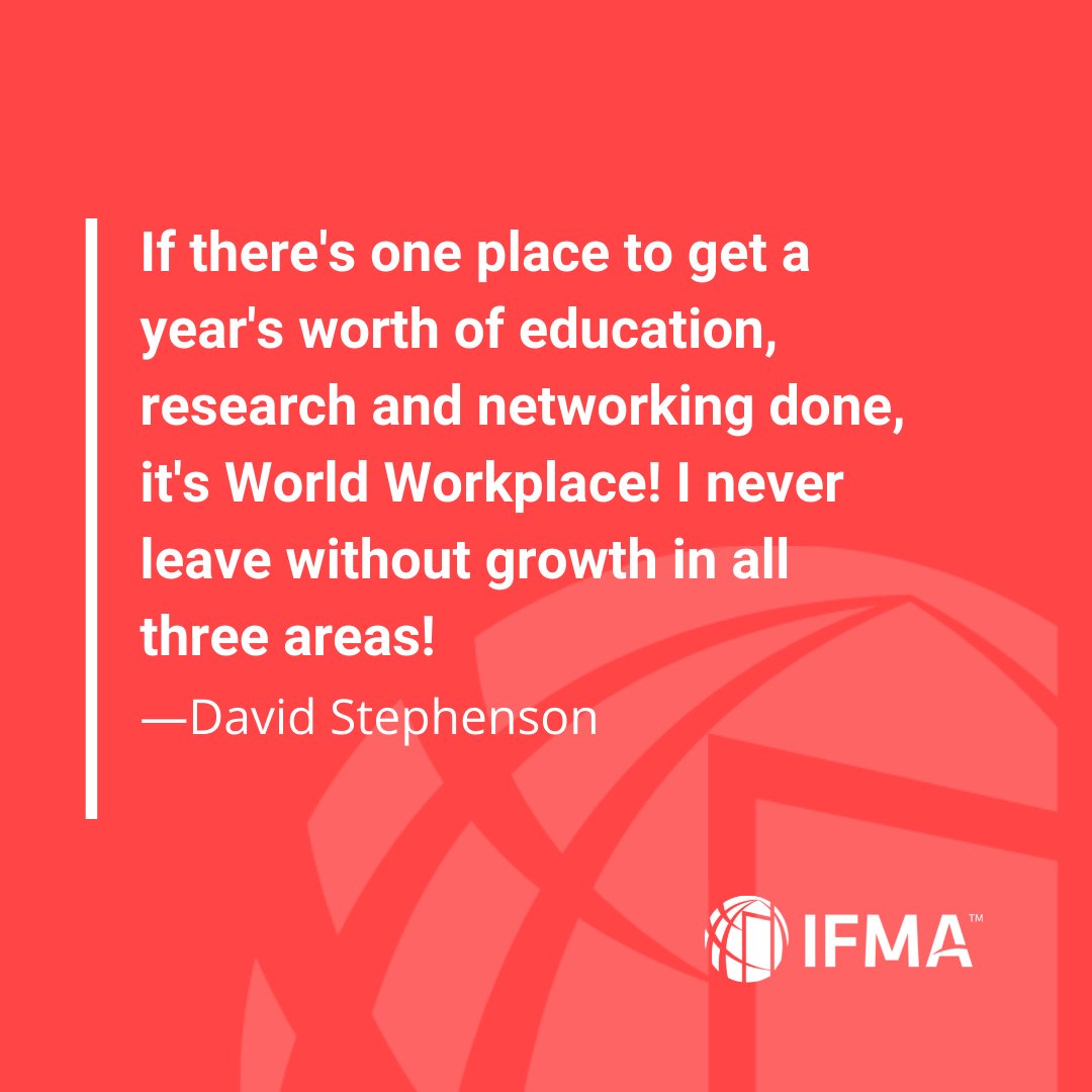 IFMA's tweet photo. September can't get here fast enough! Save the date for this year's World Workplace in Nashville September 28-30.
#facilitymanager #facilitymanagement #facman #fm #fmers #facilitiesmanager #facilitiesmanagement #builtenvironment https://t.co/qHlyL4BdJd