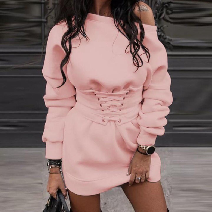 ShopCuteAF's tweet image. Need an excuse to wear a dress this season? The material on our Sweatshirt Mini Dress w/ Waist Cincher is THICK!  

Pair this w/ black or blue leggings &amp;amp; some faux fur booties for a warm, comfy, &amp;amp; #cute look!  

Shop now in our "Dresses Collection" at cutiebootymedia.com/dresses.