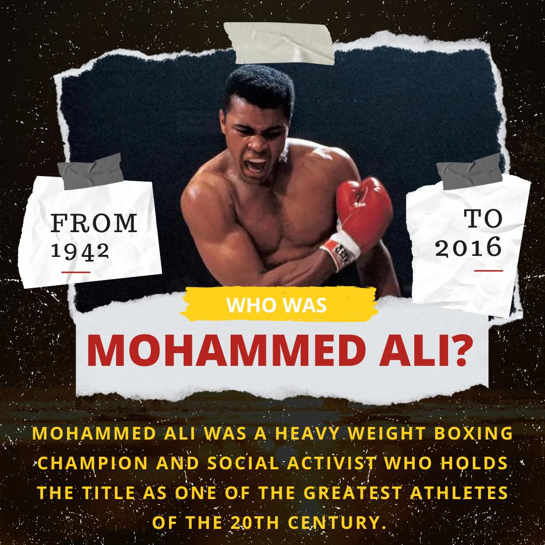 Today is 3rd day of #BlackHistoryMonth, we are here to recognize and celebrate the achievements of the great Mohammed Ali!

“Don’t quit. Suffer now and live the rest of your life as a champion.” -Mohammed Ali.
#BHM #BlackLivesInHistory #MSSI #TheCommunityIsOurPost #blackathlete