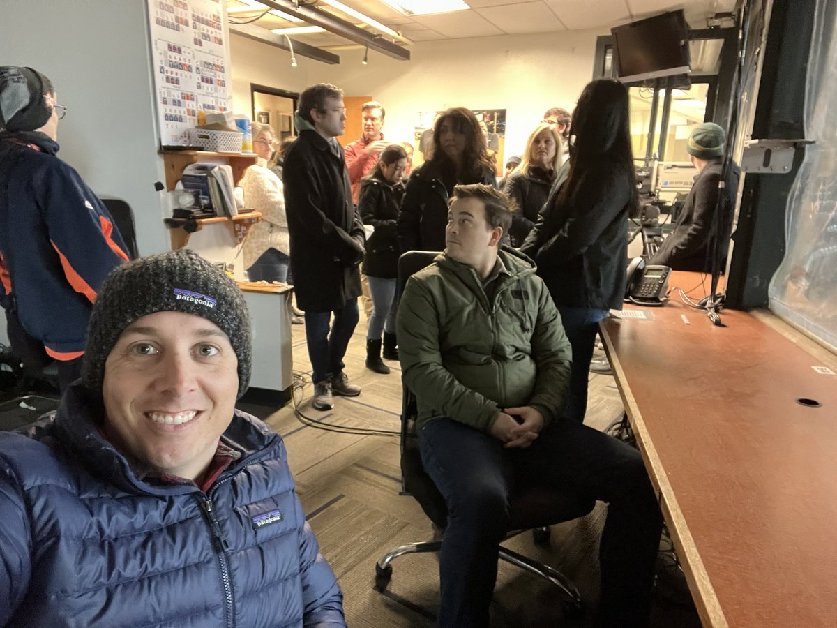the9thriveteer's tweet photo. Keeping your seats warm for you @JuliaMorales @RealToddKalas @blummer27. https://t.co/Il1exjitSk
