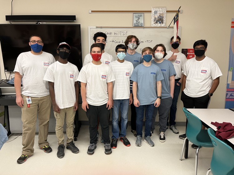 AF_TSA's tweet image. @AF_TSA hanging out and preparing for @NCTSA Regional Conference.

#CTEMonth