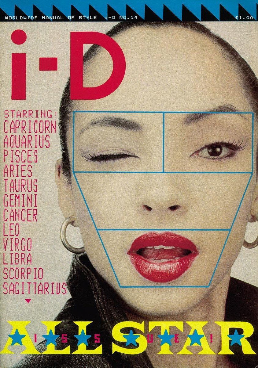 What's your star sign? Sade on the cover of The All Star Issue, No.14, 1983
