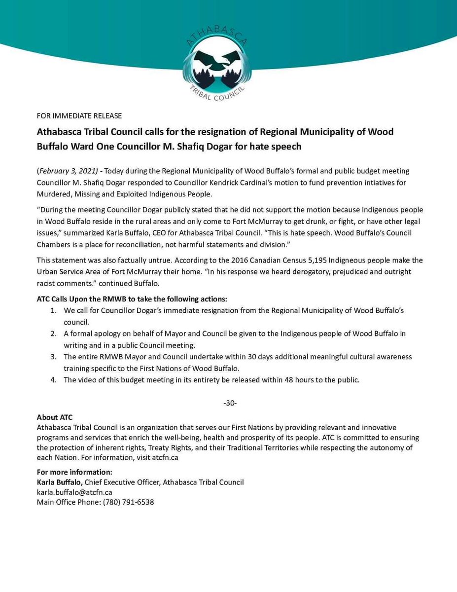 I wonder if <a href="/BrianJeanAB/">Brian Jean</a> is still giving Dogar Shafiq the 👍 after the  most recent #ymm council meeting. A meeting where Dogar suggested that Indigenous people only come to town to "get drunk and fight." #ableg #upc #abndp <a href="/djclimenhaga/">David Climenhaga</a> <a href="/daveberta/">Daveberta Podcast - Alberta politics & elections</a> <a href="/albertaNDP/">Alberta NDP</a> <a href="/UCPCaucus/">United Conservative Caucus</a>