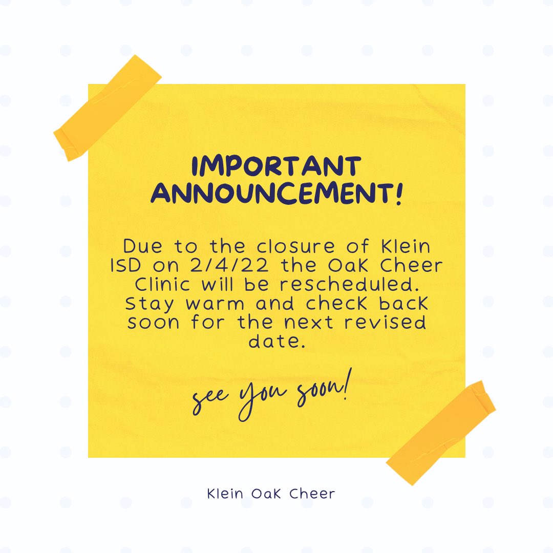 ‼️PLEASE READ‼️ Look out for further announcements to come for our next revised date for our clinic. Thank you &amp; stay safe and warm!