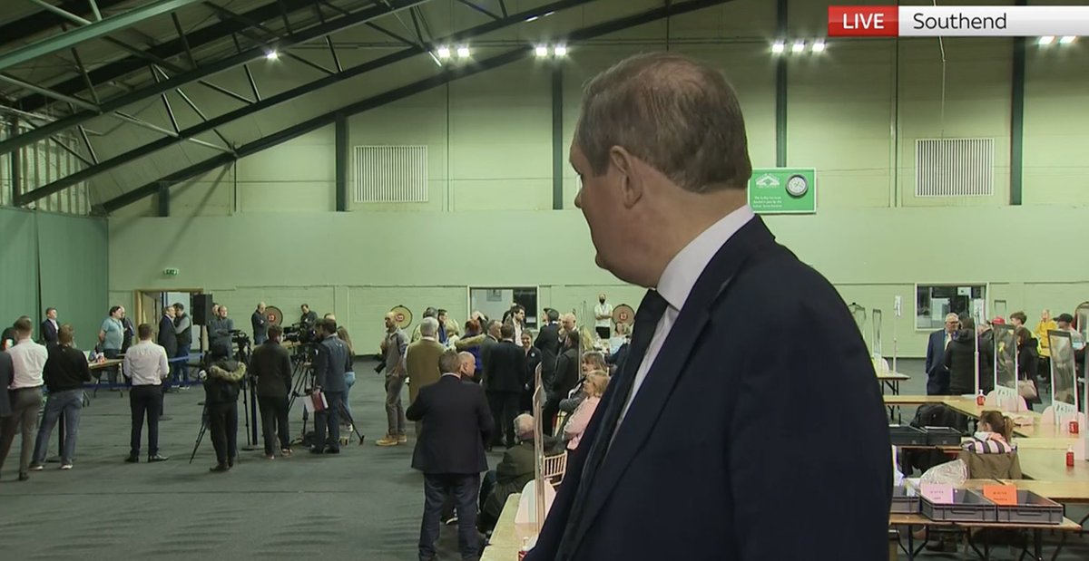 petesipple's tweet photo. Kudos to Sky’s correspondent for busking for about 10 minutes before the Southend West result was called. Headlines: 24% turnout (3rd lowest since WWII). Cons: 86.1%. 2nd place “spoilt ballot” (7%), 3rd place: Psychedelic Movement (3.4%). Bizarre bi-election. https://t.co/upPGugc3di