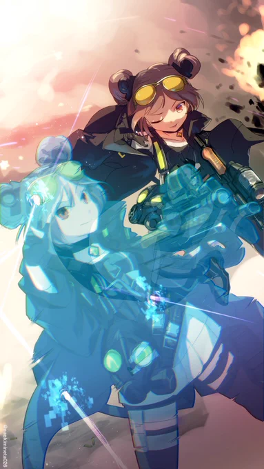 「イタズラなら負けないよー!」
#ドルフロ
#ドールズフロントライン 
#少女前線 