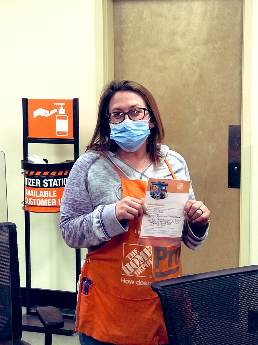 I am so SO proud of this girl 🧡 Crystal is a PA who has been in position less than a year and closed out her year’s sales at $1.3 MILLION 💵 🔥 🙌 way to represent 8412 rockstar!!  <a href="/CLyonais/">Crystal Lyonais</a> <a href="/cole91960676/">Cole SM at Clayton Home Depot 8412</a> <a href="/AmiRumsey/">AmyRumsey@THD#8412</a> <a href="/homedepot8412/">Homedepot8412</a> #team8412