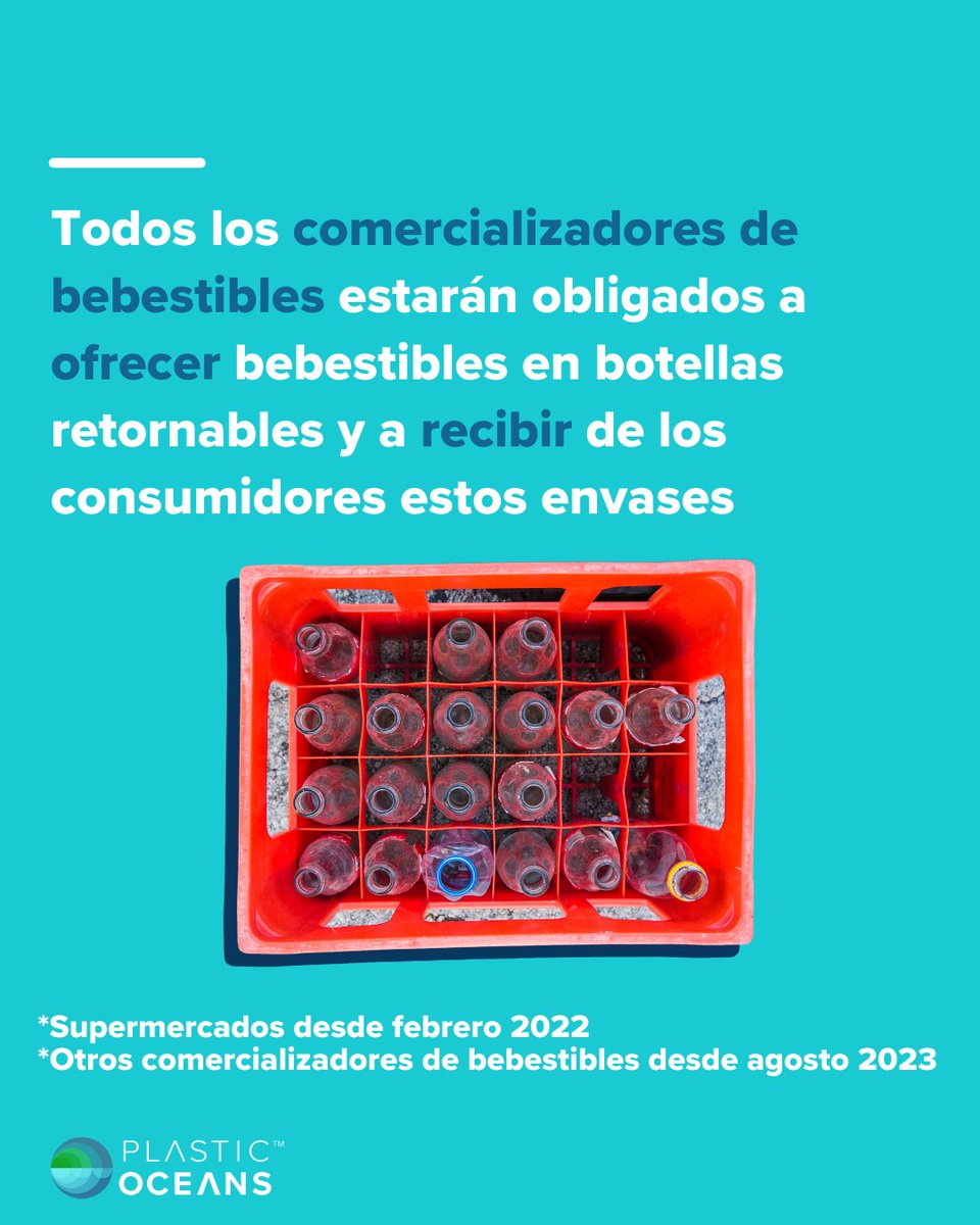 PlasticoceansLA's tweet photo. ¿De qué habla la Ley 21.368 sobre las regulación de botellas plásticas? 🤔
#LeyPUSU #Ley21368 https://t.co/B0Y7O1jVpl