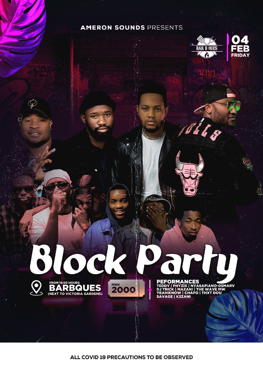 05marv's tweet photo. Good morning. 
Tonight isn't the night you are suppose to miss. Let's all meet at Barbques from 18:00 hours.
Spread the word !!!🥳🚨🔥
#blockparty
@King4thNov @AlipoAndrewsII @iamblackmyth2 @AkuHensley https://t.co/PyRw4eMnVb