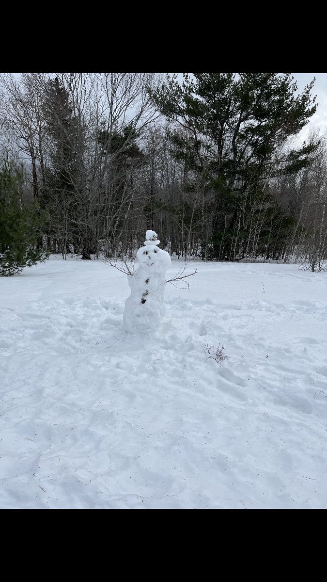 BrettAtwaterPE's tweet photo. @mrbustin22 I know it’s not a competition and I may be bias but I think our snowperson at @PineRidgeMiddl2 wins #OutdoorPhysEd https://t.co/zrLEfHYIJ1