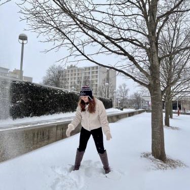 MissouriState's tweet photo. A snow day note and photos from Ritika Sedhai, a sophomore finance major:

“Though I am from Nepal, I had never experienced snow before. It was such an amazing experience for me. I almost cried. 😂”

@MoStateGlobal | @MOStateCOB

#GoMaroon https://t.co/MWjW6xsd4n