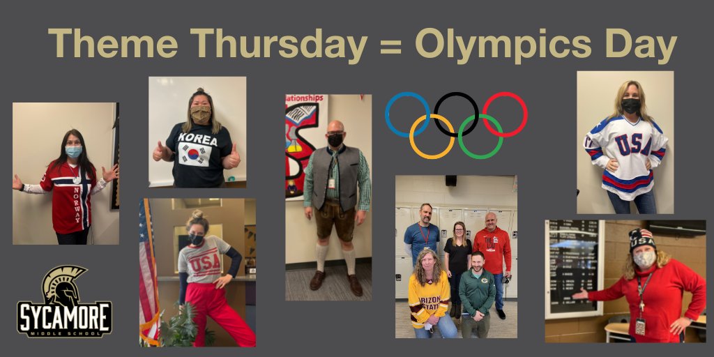 SycamoreMS's tweet image. SMS staff loves Theme Thursday! #Empowering2Succeed