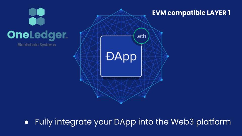 OneLedgerTech's tweet image. Complete compatibility with Ethereum (EVM/OLVM) - if you are already on Ethereum you can port to OneLedger for all the above advantages at no cost and in no time #evmcompatible  #oneledger #blockchainsystems