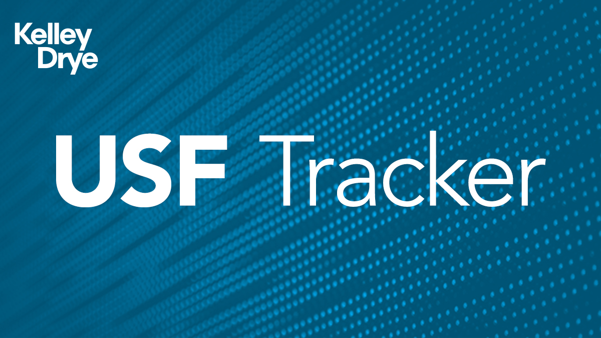 Be sure to check out the latest edition of the <a href="/KelleyDrye/">Kelley Drye & Warren LLP</a>  USF Tracker

kelleydrye.com/News-Events/Pu…

<a href="/KelleyDryeComm/">Kelley Drye's Communications Practice</a>