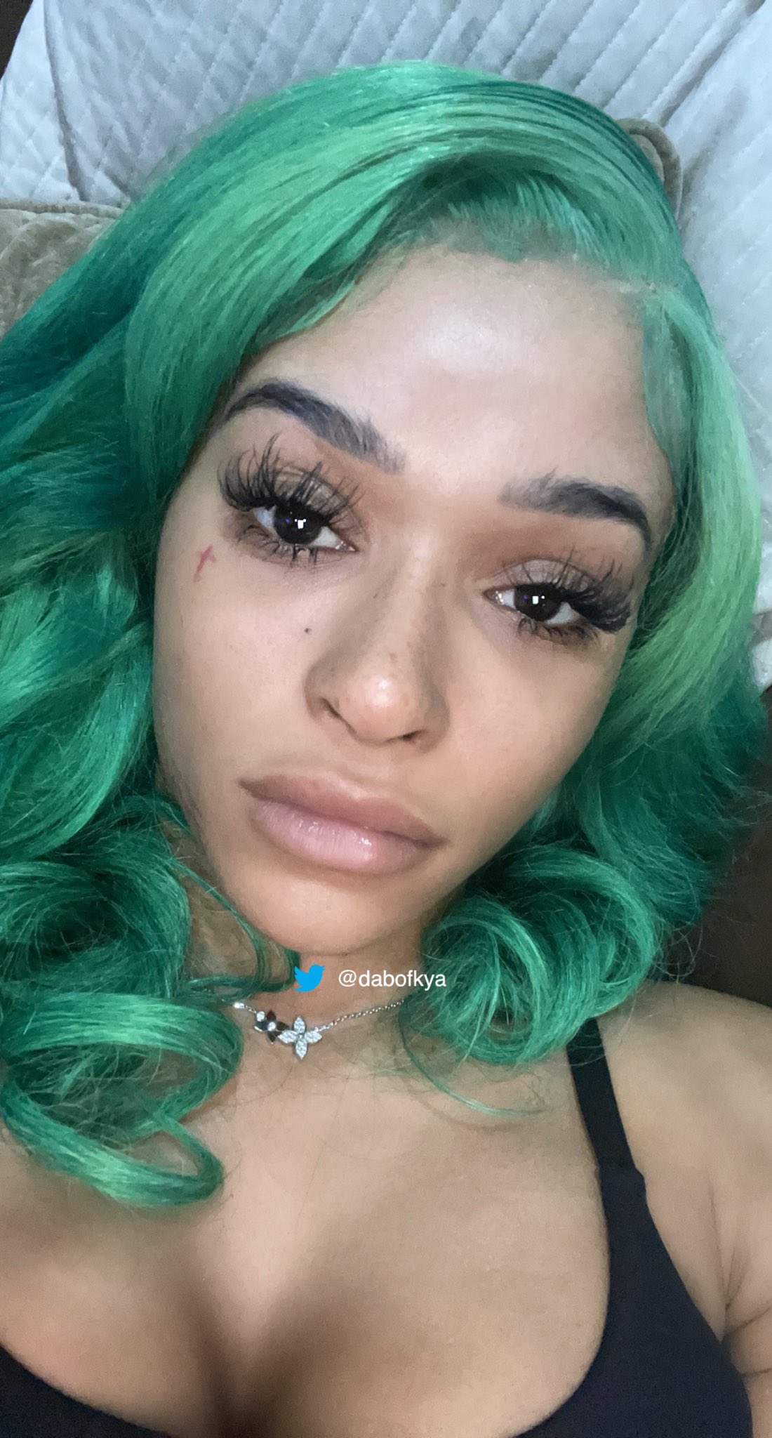 TW Pornstars - 3 pic. Kya. Twitter. Just a dab💚. 9:57 PM - 3 Feb 2022