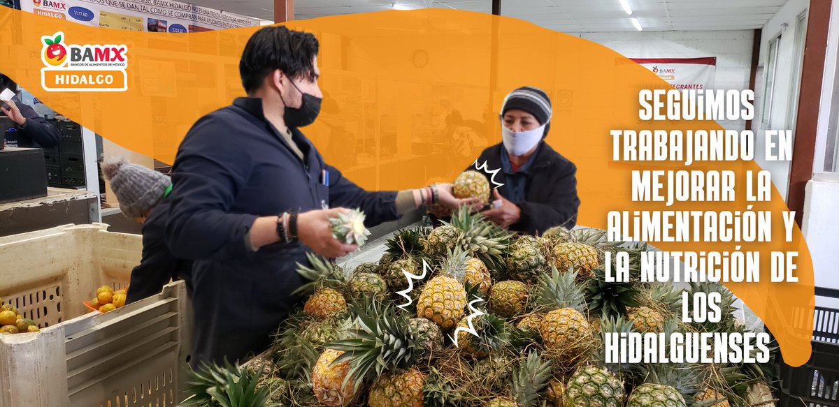 EL BANCO DE ALIMENTOS DE HIDALGO ES UNA OSC (ORGANIZACIÓN DE LA SOCIEDAD CIVIL), POR LO QUE NOS DESLINDAMOS DE CUALQUIER PROPAGANDA POLÍTICA.
#bamxhidalgo #TodossomosBAMX