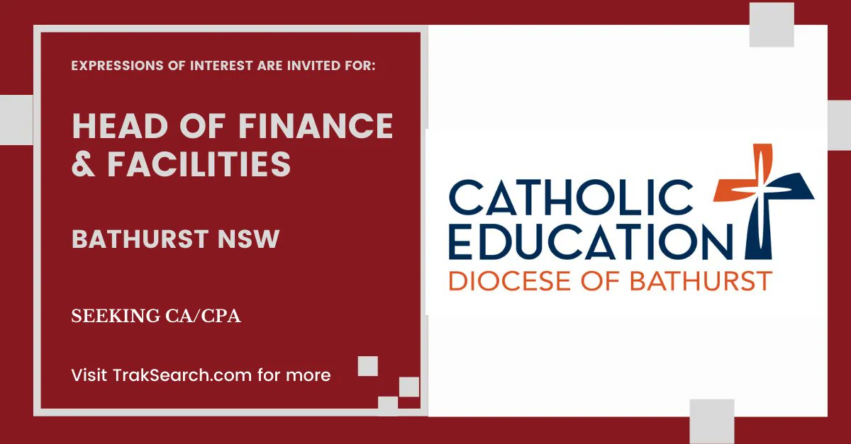 traksearch's tweet photo. People interested in Head: Finance and Facilities – Bathurst NSW are invited to view here: https://t.co/4c2tmGFLDG https://t.co/1SDRO4BqLo