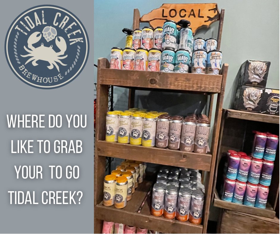TidalCreekBrew's tweet image. We are popping up in so many of your favorite places! 
Where do you like to grab your Tidal Creek from? 
This local display is from Cap N Cork 

#beeronthego #suportlocalbusinesses #tidalcreek #tcb #craftbrewery