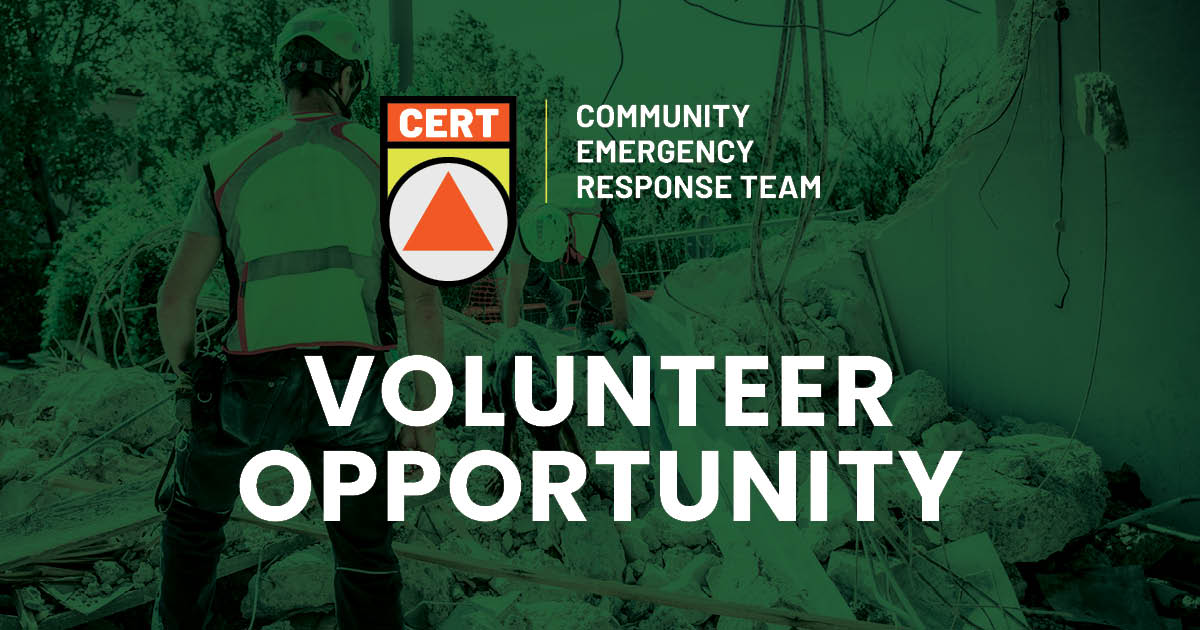 Want to help keep your community safe during a crisis or disaster? 

Niagara Region is accepting volunteer applications for Niagara's new Community Emergency Response Team. 

Orientation and ongoing training is provided. Apply online today: niagararegion.ca/emergency/comm…