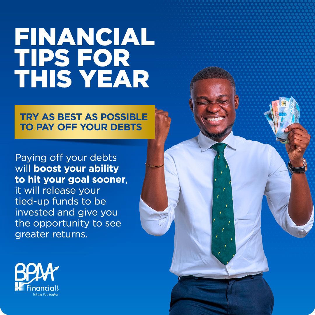 BPMFinancialLTD's tweet photo. Paying off your debts will boost your ability to hit your financial goals sooner!
#BPMFinancial #Invest #TakingYouHigher #Finance #FinancialTips https://t.co/oSmHrSU0Ox