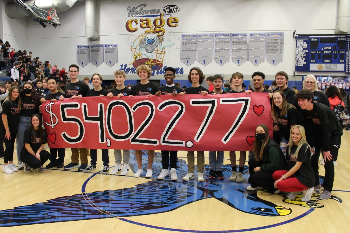 AHAPennsylvania's tweet photo. Can we get some applause for the Cedar Crest H.S. King of Hearts court? 👏👏👏 $54,000 raised for the American Heart Association @KidsHeartChall making them one of the top high school fundraisers for AHA in the country!👑 Way to go @CLSD_Schools. @CCHSSC @cchstoday #HeartMonth https://t.co/uUy11D7q70