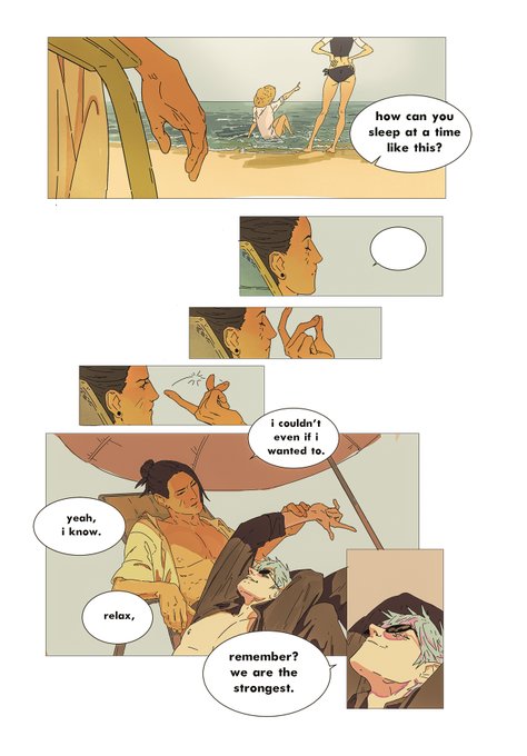 my little comic for @gojogetozine ☺️🌸 