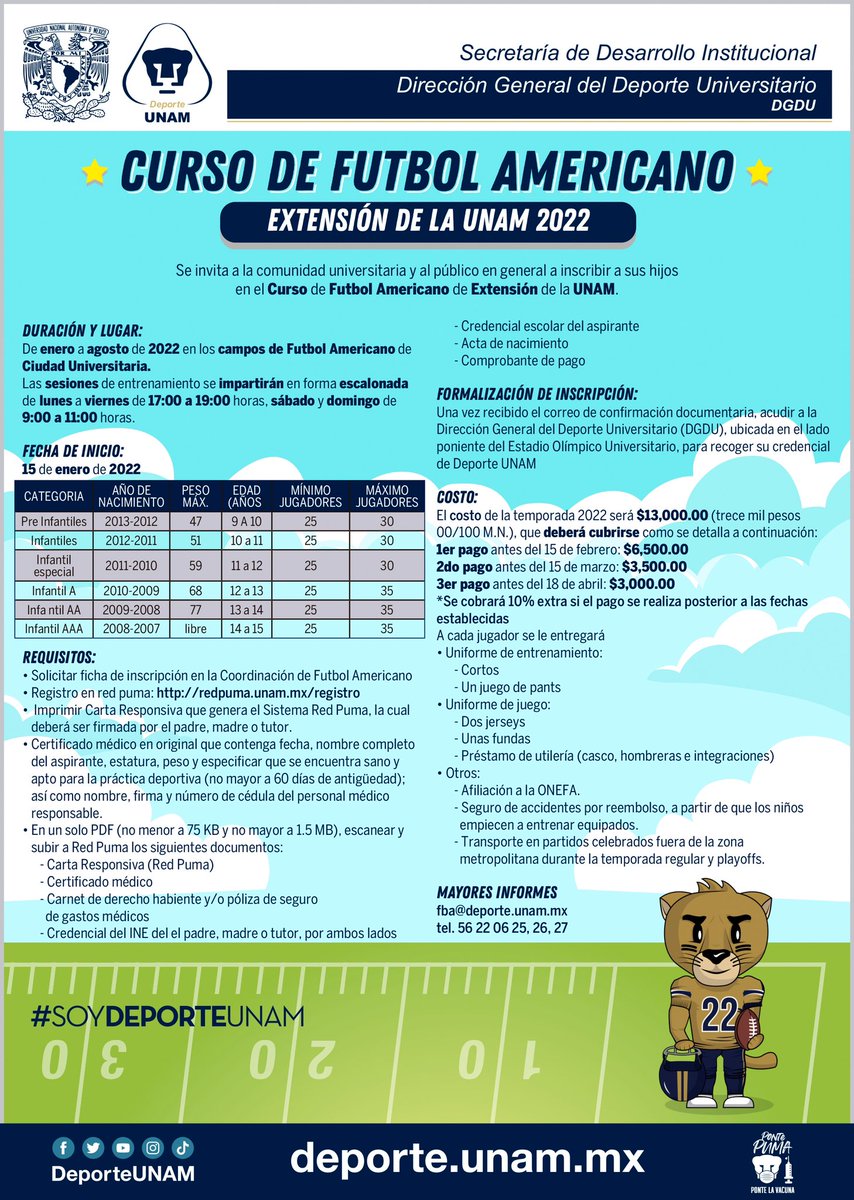 Pumas CU FBA tweet media