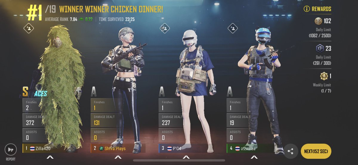 mymateshiva's tweet photo. #ExtremeChickenDinner @PUBG_NEWSTATE won the battle royale. 💯 https://t.co/s8uXCjRoE1