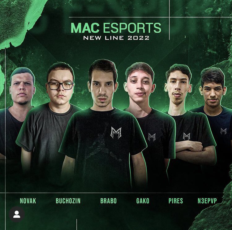 LeguitoTV's tweet photo. Mto feliz com a contração da @macesportsofc com esses grandes jogadores sob a direção da @mac_freyaa. Em especial ao @mac_piress @Mac_Buchozin e @Mac_Novaak com quem já trabalhei  por um curto período de tempo. Desejo boa sorte a todos e #táMAC @mac_brabiin @mac_n3epvp e Gako. https://t.co/9lceoVxS5z