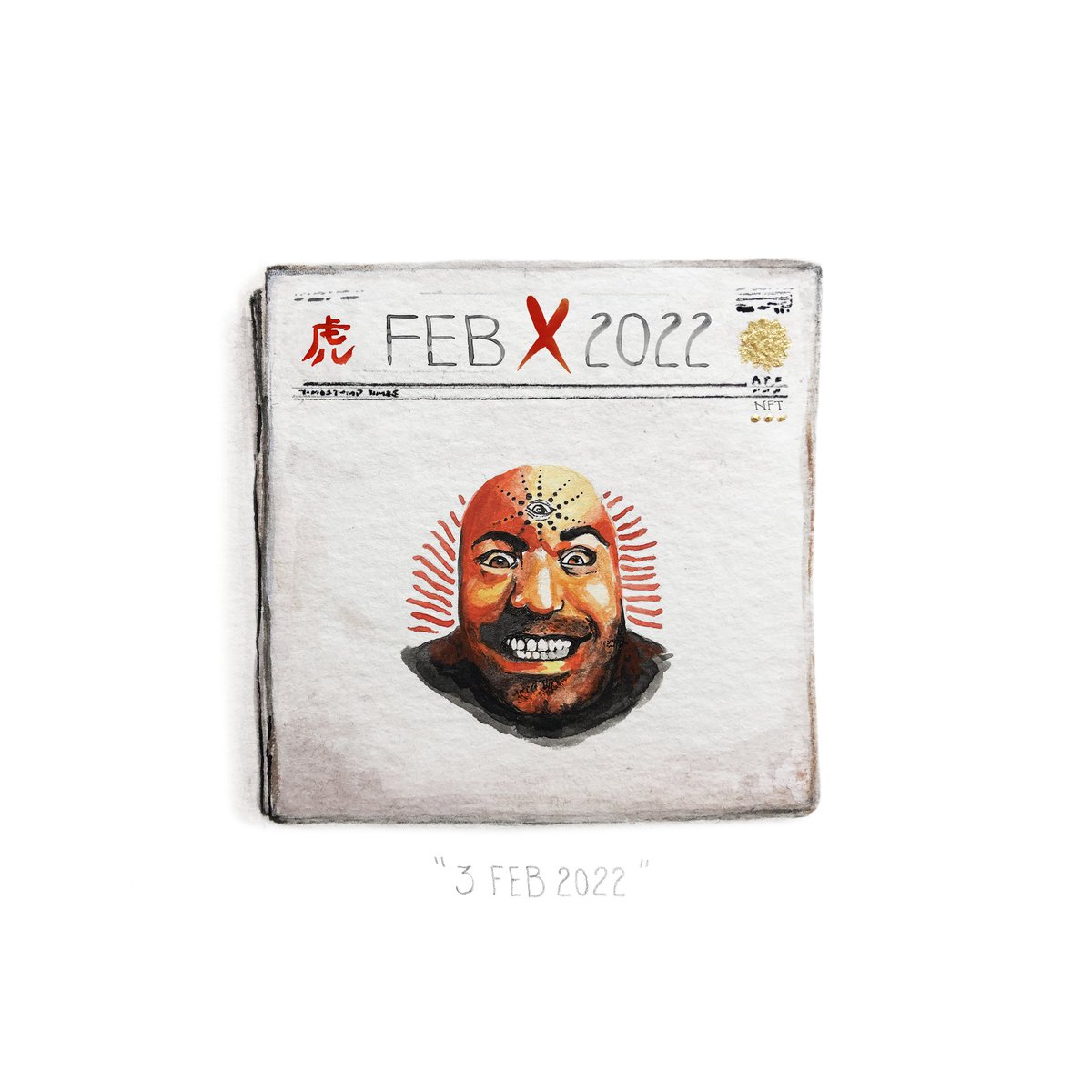 dayxcollection's tweet photo. 1/1 NFT. Today 3 Feb 2022: Spotify says “too early to tell" how Joe Rogan controversy has hit the firm. Debate still rages: Free speech, or dangerous misinformation? 👉Own history @opensea https://t.co/BusnrX5zze #History #dayx #JoeRogan #FreeSpeech #misinformation #COVID19 https://t.co/nn3ff12VIM