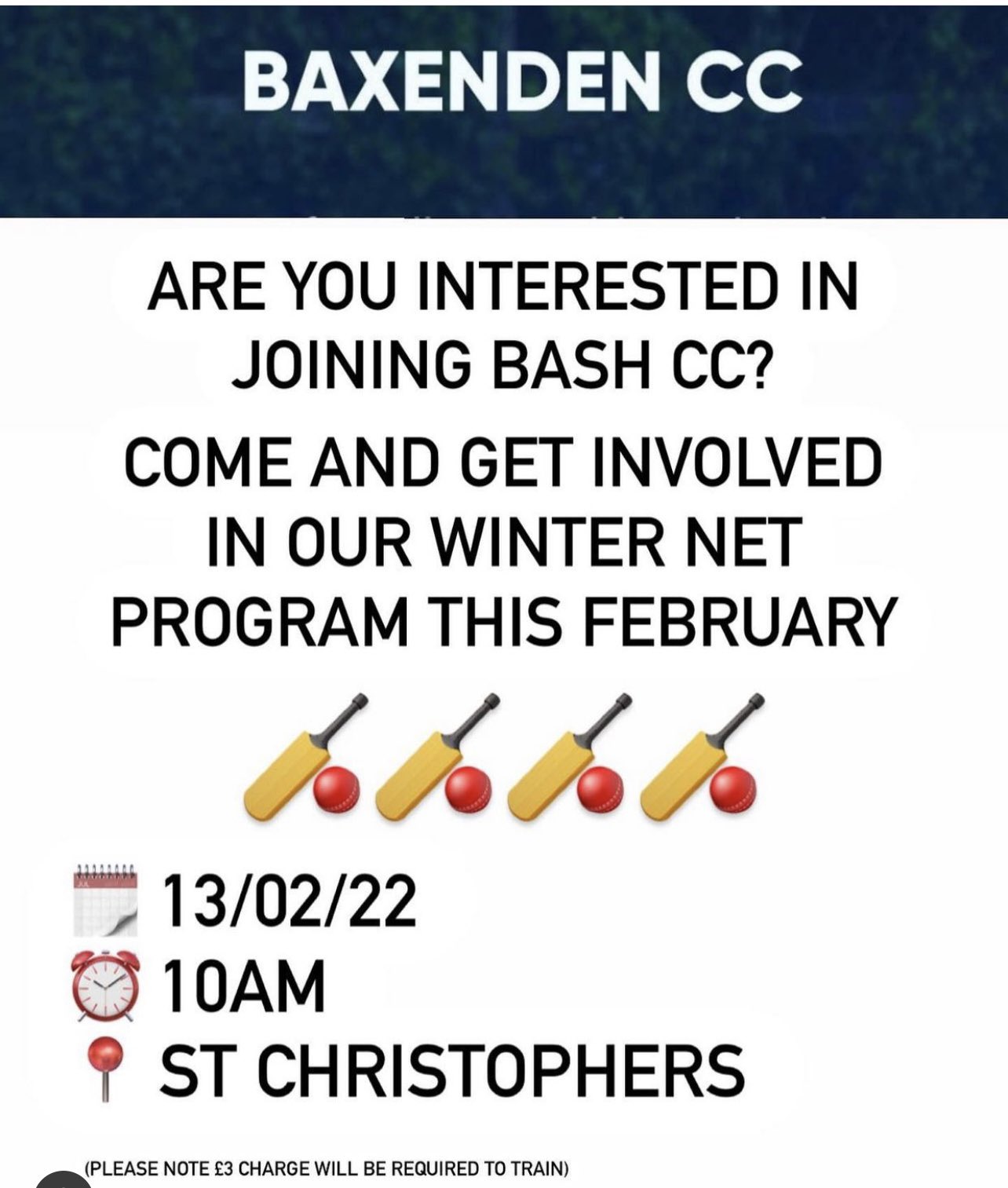 Baxenden Cc We Re Proud To Announce That For The First Time In A Few Years We Re Going To Be Fielding 3 Senior Teams This Forthcoming Season 1s 2s Amp 3s We Re