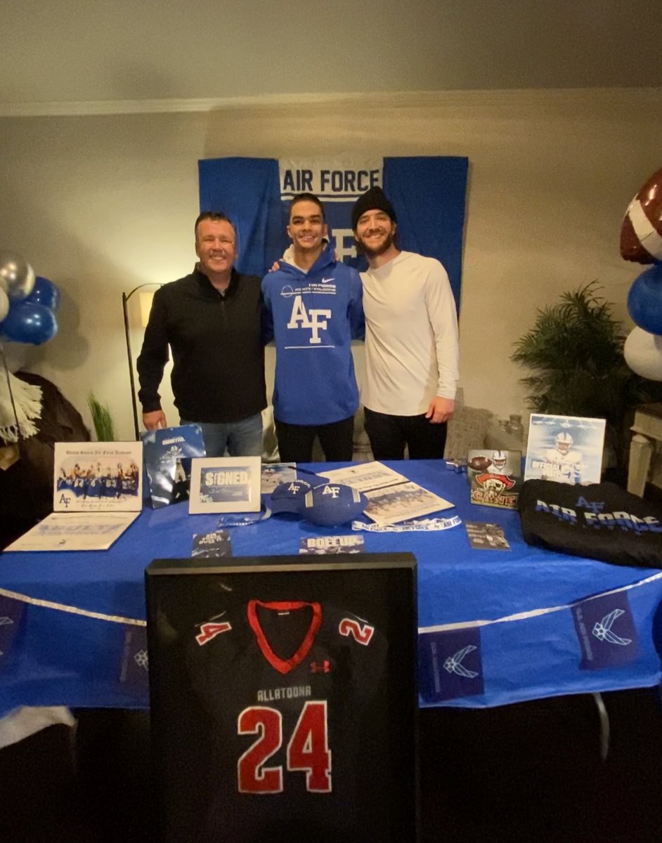 Been dreaming of being a college athlete a long time. So many people helped make that possible. Loved sharing signing day with many of them last night.