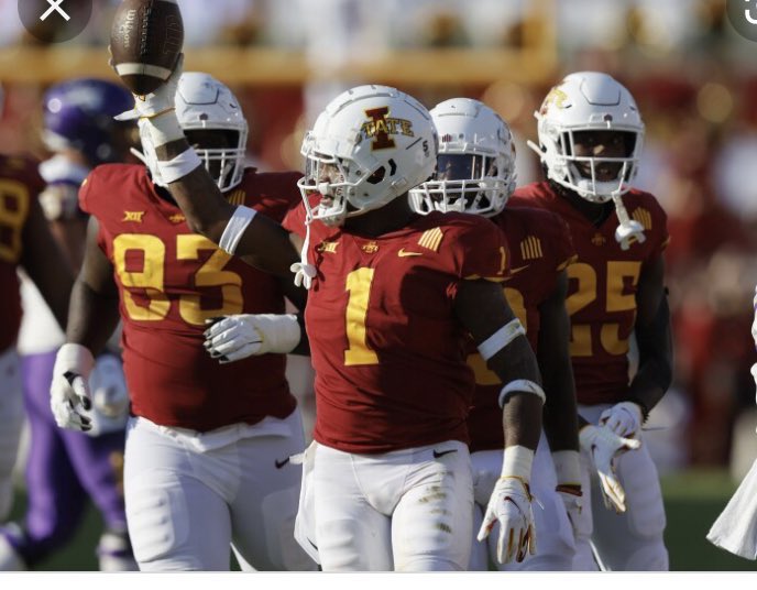 kerrybrown_1's tweet photo. Extremely blessed to receive an offer from Iowa State University @TysonVeidt @Coach_Broom @CycloneFB @Andrew_Ivins @adamgorney @naplesfootball 🟡🔴#AGTG 🙏🏾 https://t.co/Yfk3dGlmzY