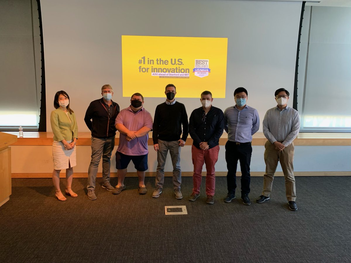 ASUBiodesignSM3 (@asubiodesignsm3) on Twitter photo The Spring 2022 SM3 Seminar Series started off with an incredible lecture from <a href="/Brent_Sumerlin/">Brent Sumerlin</a> (<a href="/LowDispersity/">Sumerlin Research Group</a>, <a href="/UFChemistry/">UF Chemistry</a>)! Thanks so much for spending the day with us, Brent! The Spring 2022 SM3 Seminar Series started off with an incredible lecture from <a href="/Brent_Sumerlin/">Brent Sumerlin</a> (<a href="/LowDispersity/">Sumerlin Research Group</a>, <a href="/UFChemistry/">UF Chemistry</a>)! Thanks so much for spending the day with us, Brent!