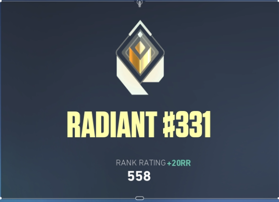FINALLY RADIANT :DD