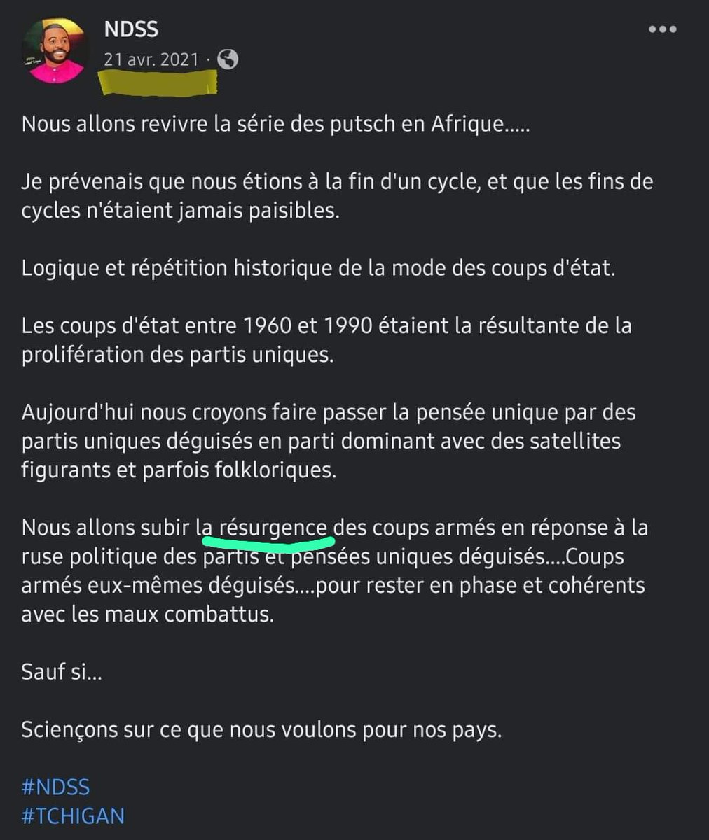 Ils ont tous ce mot "résurgence " à la bouche...quasiment une année après que j'ai lancé l'alerte...😋😂🤣😅