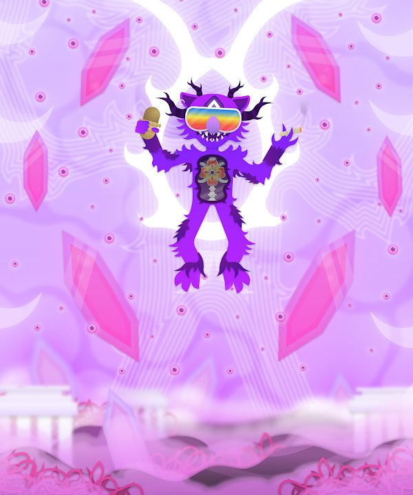 Proud of <a href="/CrazyCryptoCarl/">John Carl 👼</a> for what he’s building in the Crazy Carl Collective discord. Just minted this fire piece by <a href="/jastidesigns/">Jaiden</a> 🔥🔥🔥