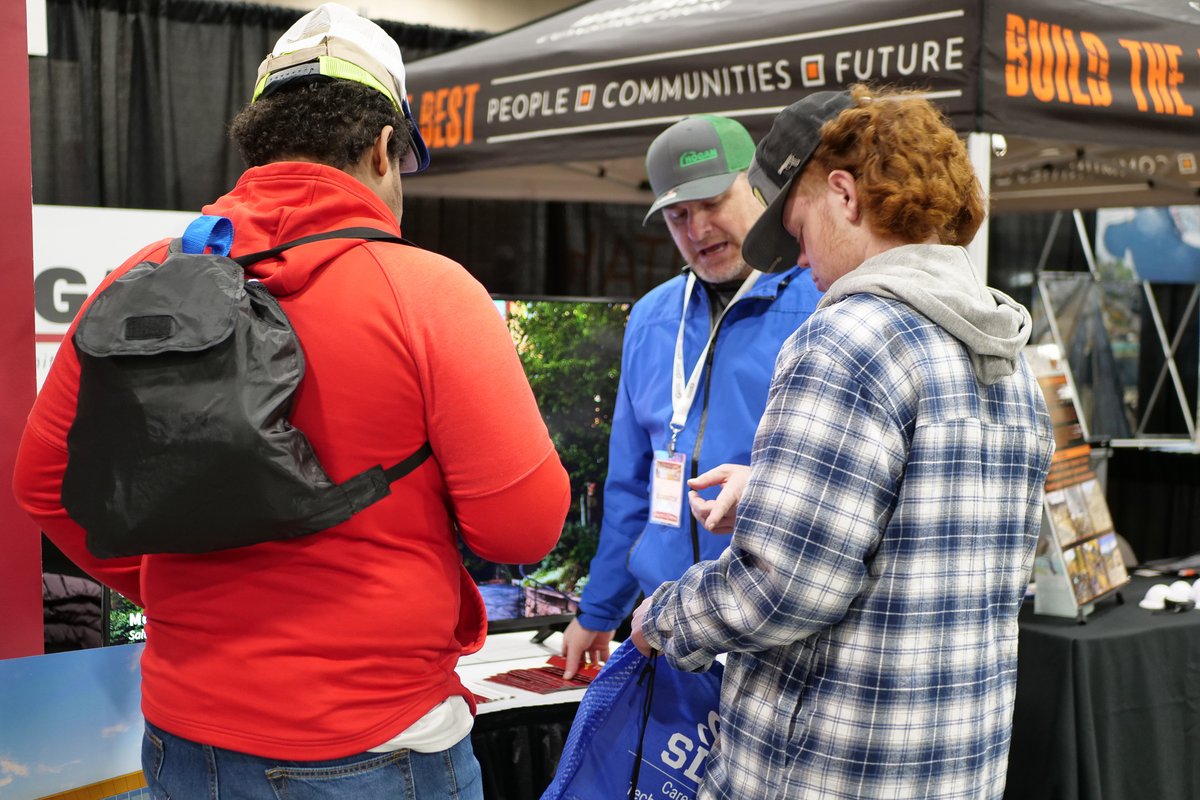 "We really try to invest in our employees and help them be better," says Cris Hogan, Hogan's President &amp; CEO. This week, we attended the Pathways to Professions Career Fair Mountain America Expo Center to recruit talent to join Hogan Construction's team!