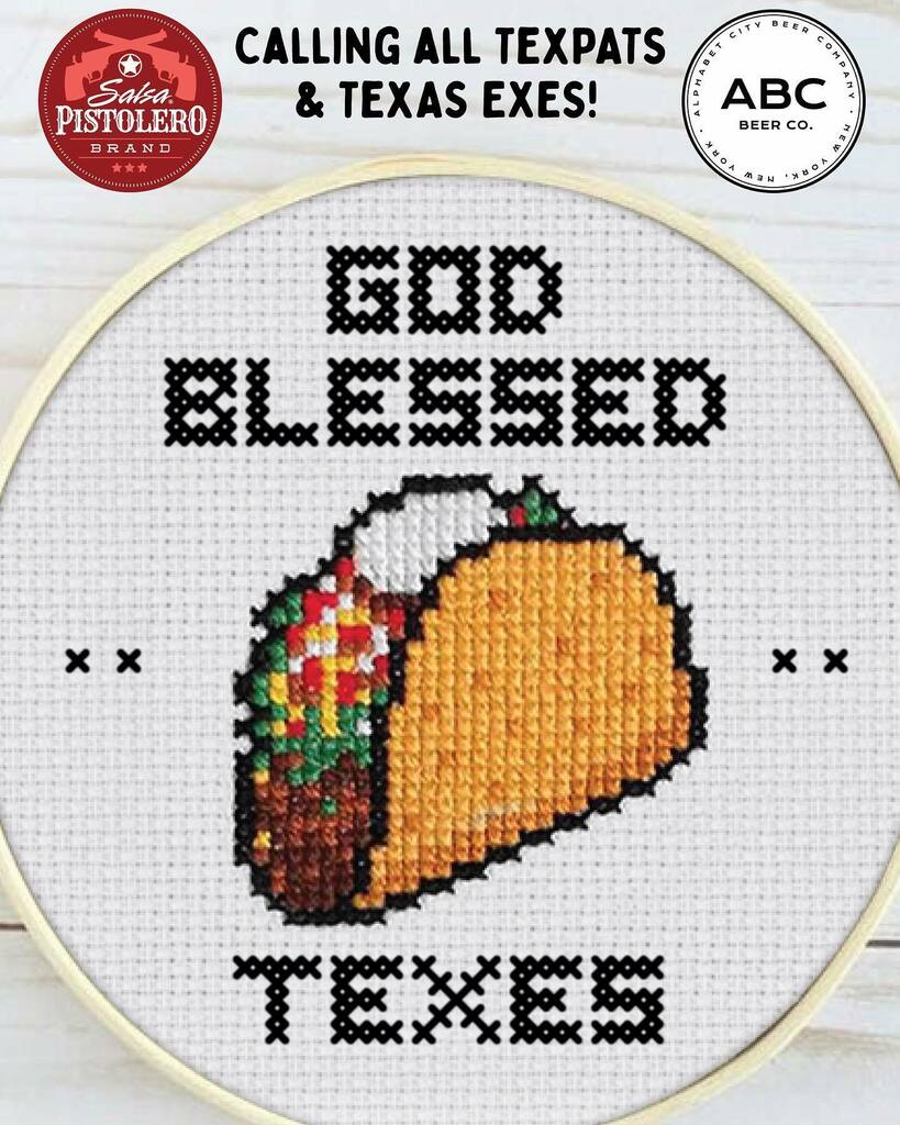 🚨 Taco Pop-up Alert! 🚨 Calling all Texas Exes and Texpats: THIS SATURDAY @abcbeerco from 4pm, we’re bringing the taste of Texas to the East Village, again. Don’t miss it! Tell your friends! RT and share! instagr.am/p/CZiBfJWli1x/