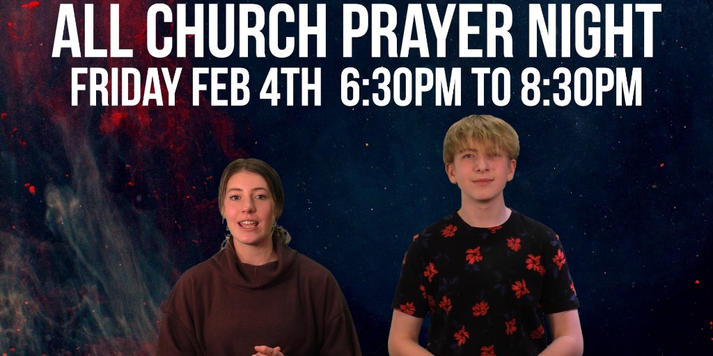TOMORROW NIGHT! We come together to pray for our church, the Church at large, our community, our state, and our nation. We have been seeing many answers to prayer. Come join our offensive assault in the spiritual war in which we are all engaged.

ow.ly/myGF50HM7sv