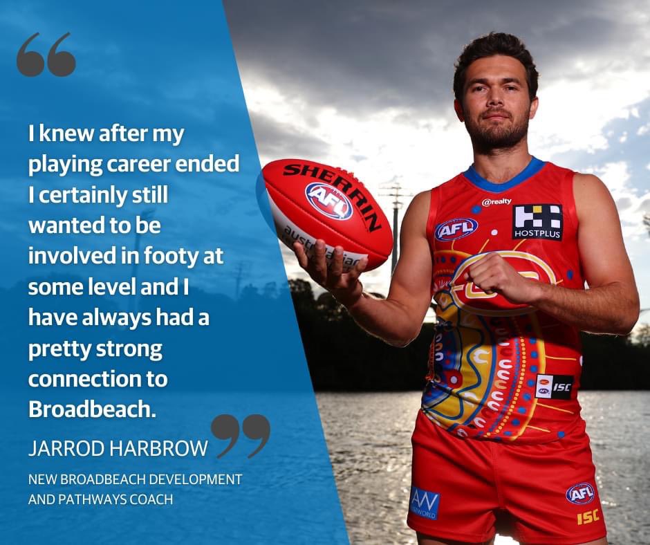 Revered former <a href="/AFL/">AFL</a> player Jarrod Harbrow has become the next football star to join the QAFL ranks after signing with premiers <a href="/BroadbeachFC/">Broadbeach FC</a> 

Story by the <a href="/GCBulletin/">Gold Coast Bulletin</a>: bit.ly/3sisc4i