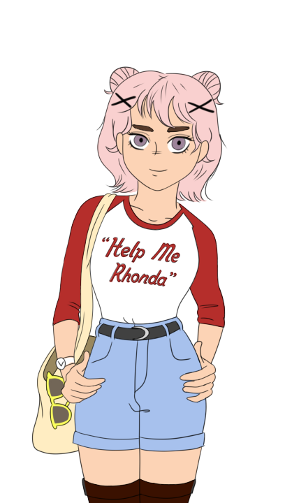 astro_says's tweet photo. Mona sprite ver. 1 with flats (Paint Tool Sai 2) vs. ver. 2 (CSP) with some initial shading (I'm bad at it) (still WIP) #bbvn #indiedev #otomedev #vndev https://t.co/lOpxbMbklK