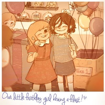 "An Old Photo I Found Of Me And Charlie On Her BirthDay."