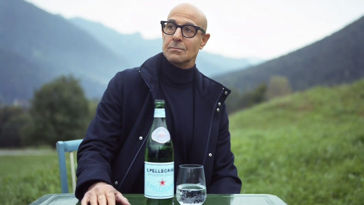 ItsDavidFord's tweet photo. Stanley Tucci is toasting to the Italian life with San Pellegrino. 

The new campaign from @OgilvyNY was named "Ad of the Day" by @TheDrum: https://t.co/8MWEtsRo3V https://t.co/18hnEEMYG0