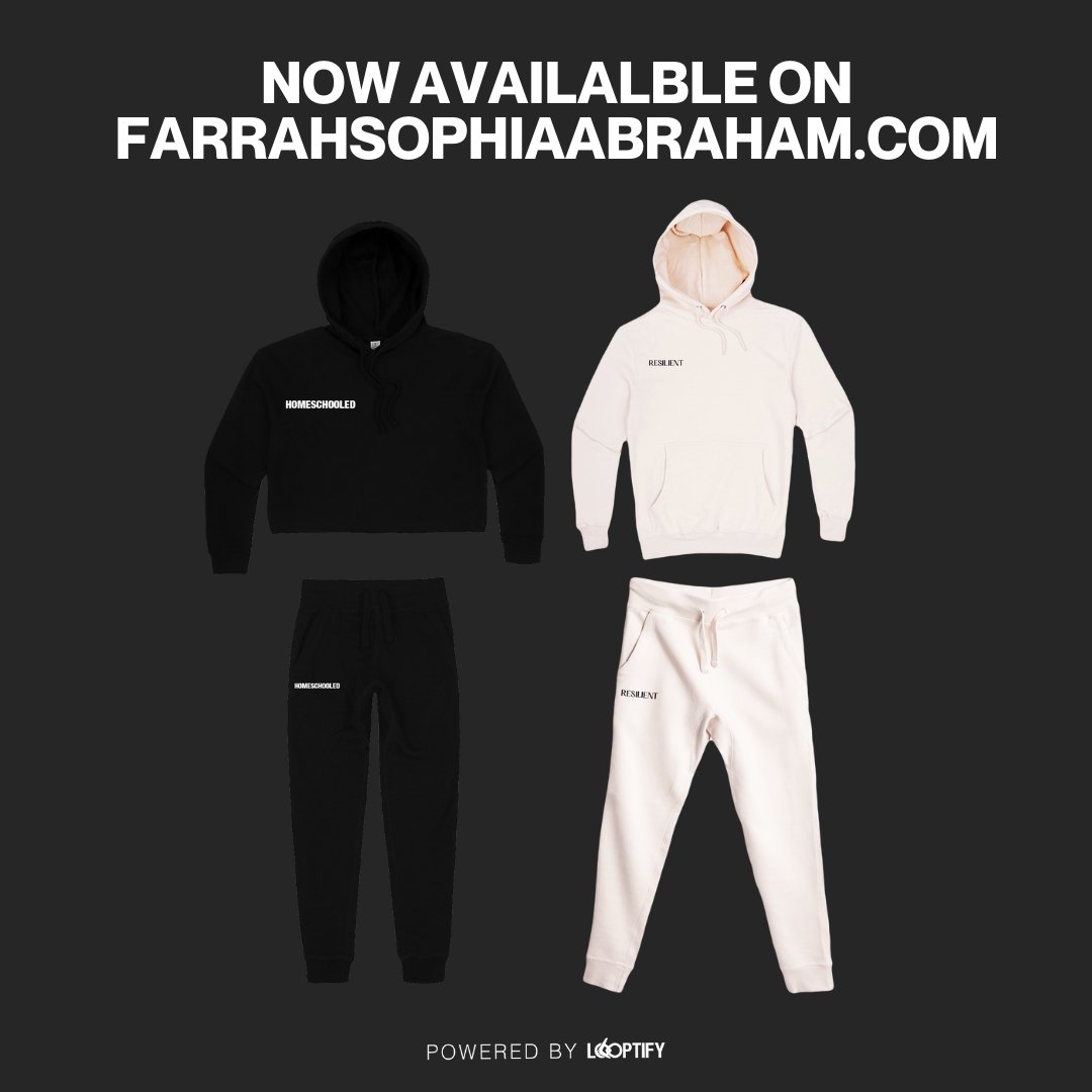 SHOP NOW | farrahsophiaabraham.com is now live! Pre-Order Farrah and Sophia Abraham's exclusive <a href="/looptify/">Looptify</a>  collections now to cozy up in while working or doing school at home! <a href="/F1abraham/">FARRAH ABRAHAM</a> #FarrahAbraham #shopnow #sophiaabraham