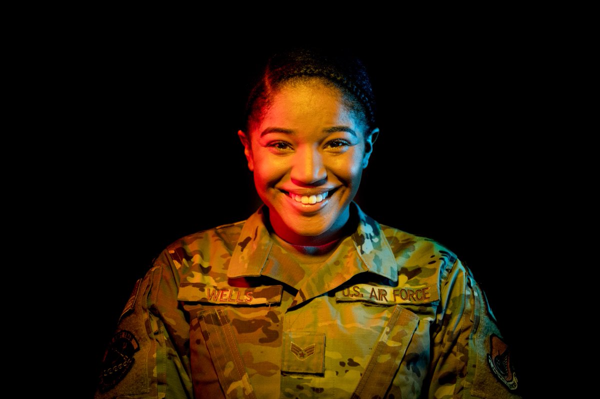 Senior Airman De’Loleik Wells is no stranger to hard work. Throughout her life she credits her Mother as the super woman example that inspires her today. Her parents and accomplished sisters created a foundation for Wells that infuses her passion to serve with pride.