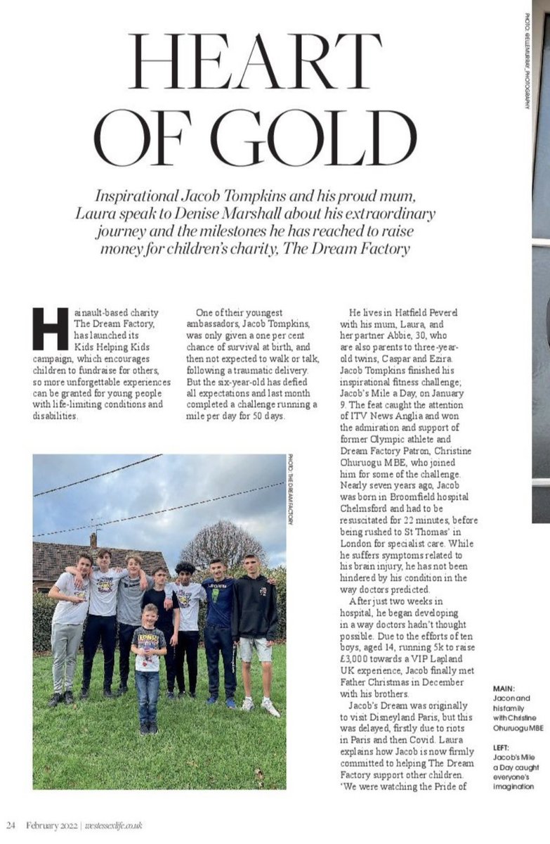 JaneMeader's tweet photo. Boys from @EmersonParkAC 
Last month supported Jacob by running a mile with him on his MILE A DAY FOR 50 DAYS challenge to raise money to help @avrilsdream give other children their dreams come true 
 #kidshelpingkids

You can read the full article https://t.co/yN7adjwWHe https://t.co/1PqOigaBuc